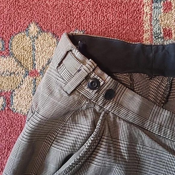 RALPH LAUREN POLO CHECKERED HOUNDSTOOTH PLAID TROUSER PANTS 38x32